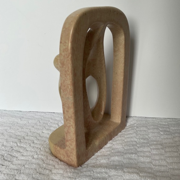 Soapstone Carving Handmade African Art Family Sculpture - Parents and Child - Picture 3 of 13